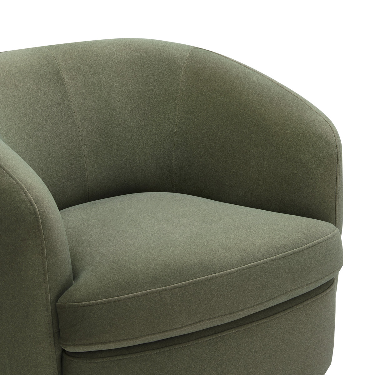 Marcy Upholstered Swivel Barrel Chair